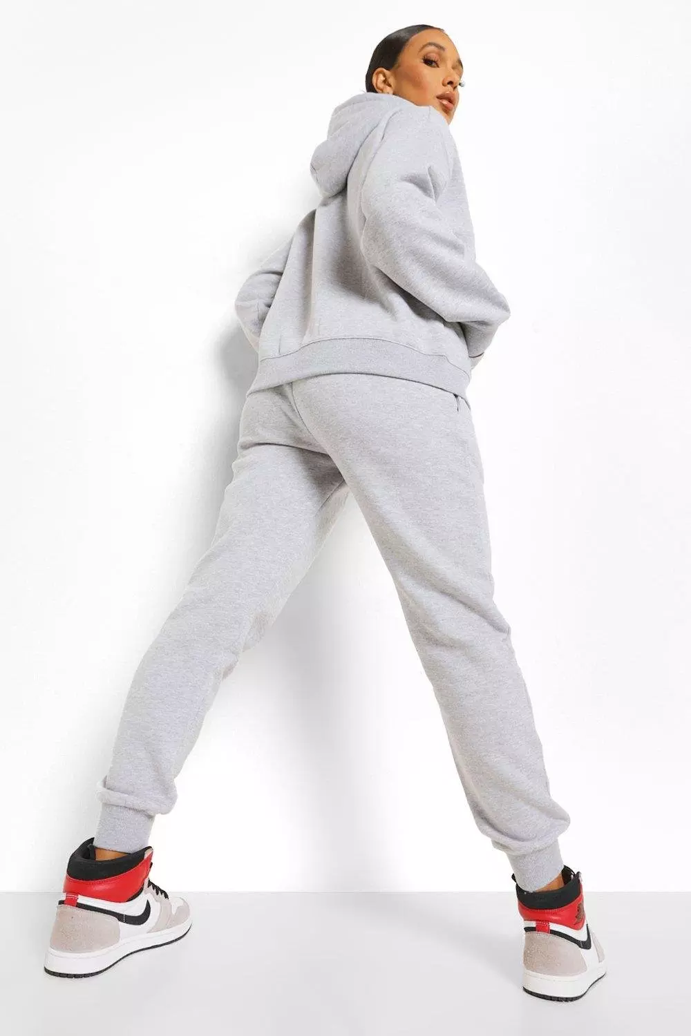 Boohoo grey sale tracksuit